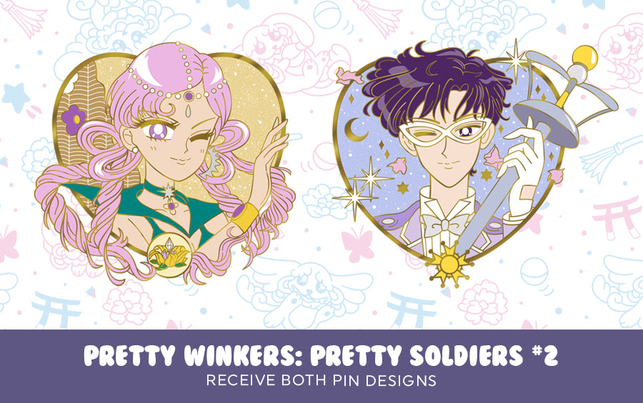 Pretty Winkers Club #2 • Pretty Soldier Collection • Double Pin Subscription