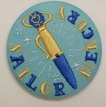 Embroidered SMS Can Badges