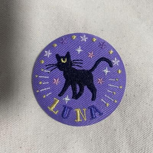 Embroidered SMS Can Badges